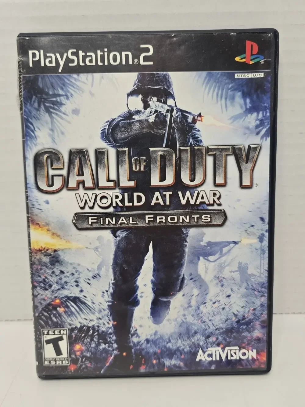 Call Of Duty World At War Final Fronts PS2 Black Label Complete In Box Tested